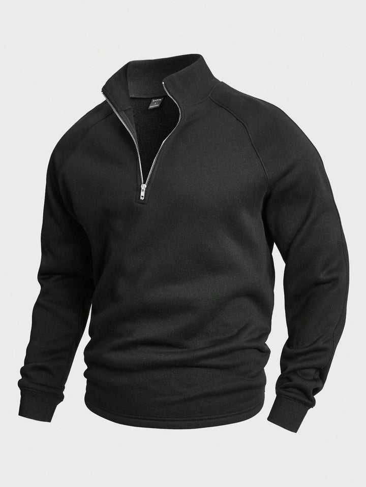 Anthony™ | sweat-shirt à demi-zip en molleton