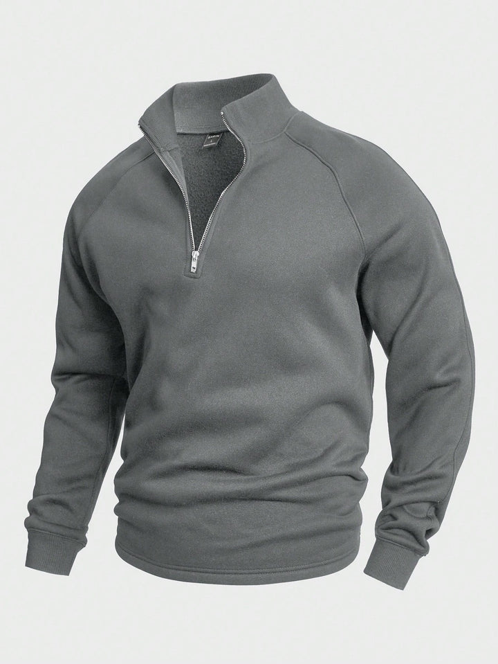 Anthony™ | sweat-shirt à demi-zip en molleton