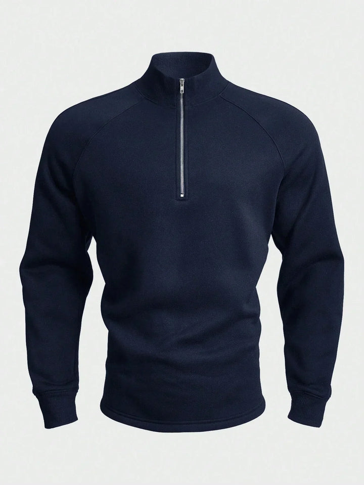 Anthony™ | sweat-shirt à demi-zip en molleton