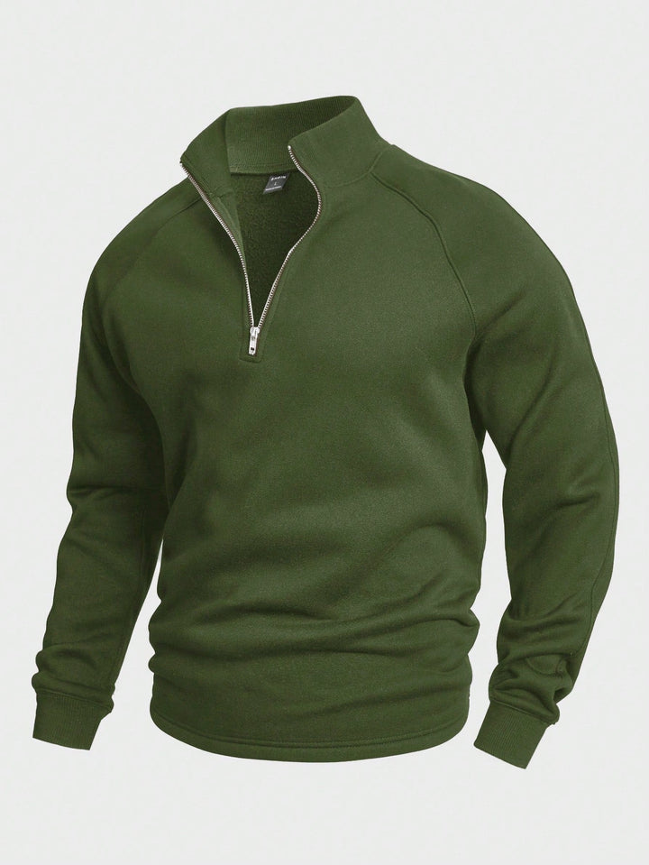 Anthony™ | sweat-shirt à demi-zip en molleton