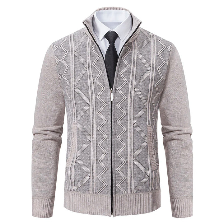 Dawson™ – Cardigan texturé à fermeture éclair