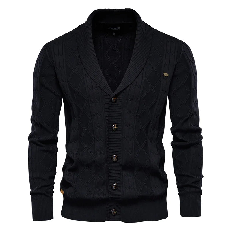Jeff™ | Cardigan élégant à boutonnière