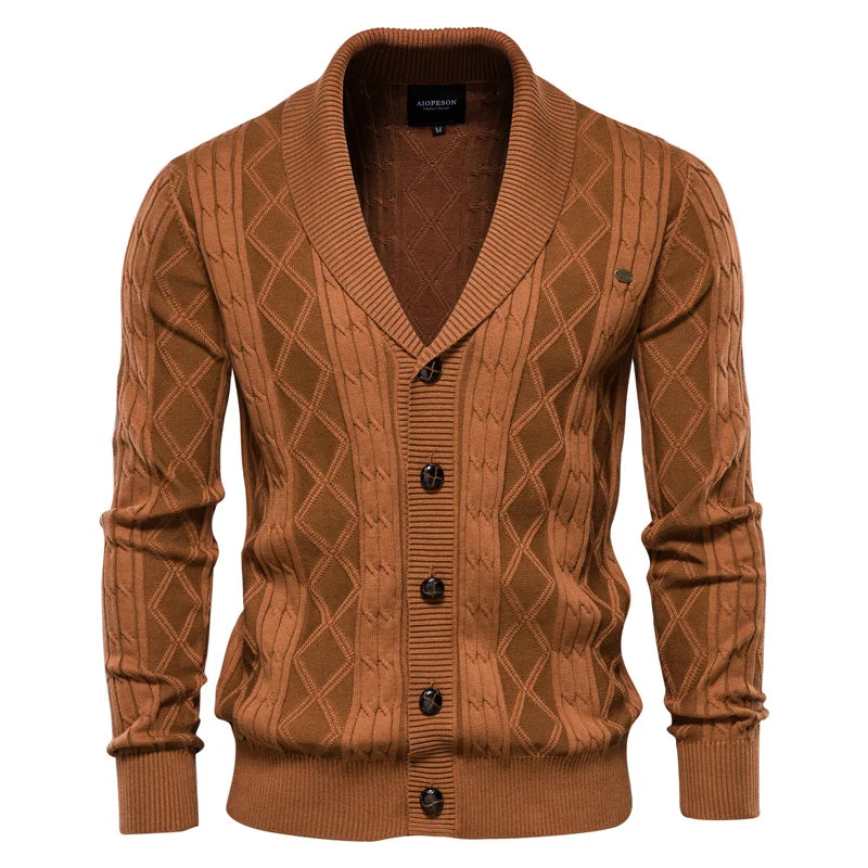 Jeff™ | Cardigan élégant à boutonnière