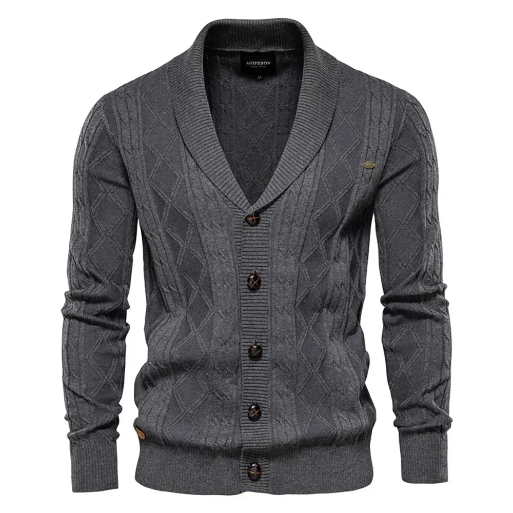 Jeff™ | Cardigan élégant à boutonnière