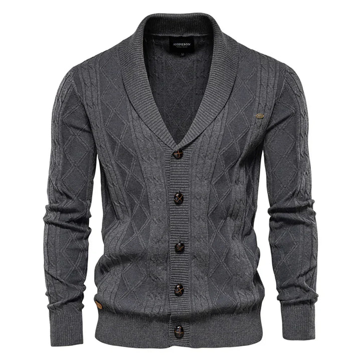 Jeff™ | Cardigan élégant à boutonnière