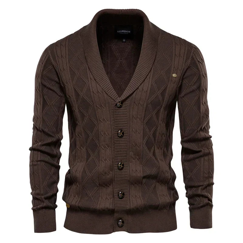 Jeff™ | Cardigan élégant à boutonnière