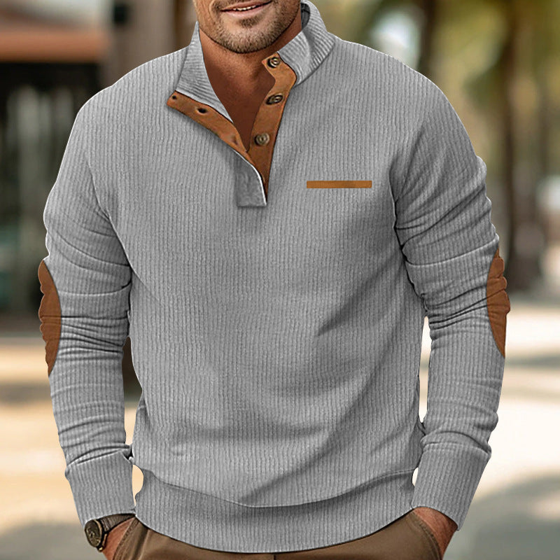 Davenport™ – Pull-over à demi-bouton avec poche