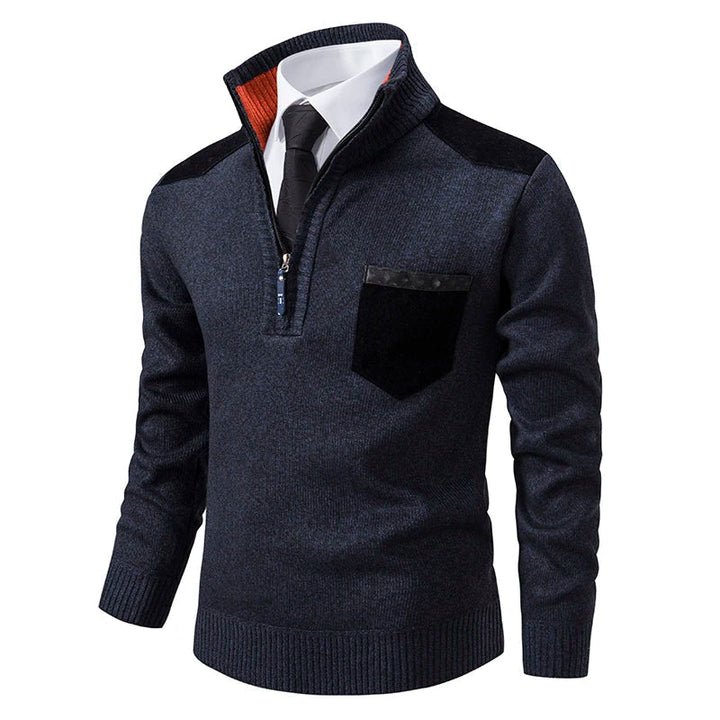 Clinton™ – Pull à moitié zippé exceptionnel