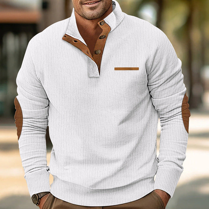 Davenport™ – Pull-over à demi-bouton avec poche