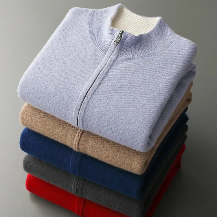Merrick™ – Cardigan à fermeture éclair en cachemire