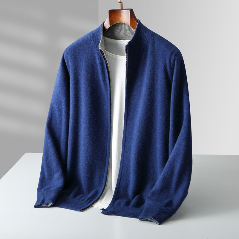 Merrick™ – Cardigan à fermeture éclair en cachemire