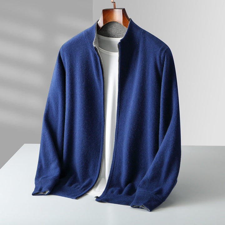 Merrick™ – Cardigan à fermeture éclair en cachemire