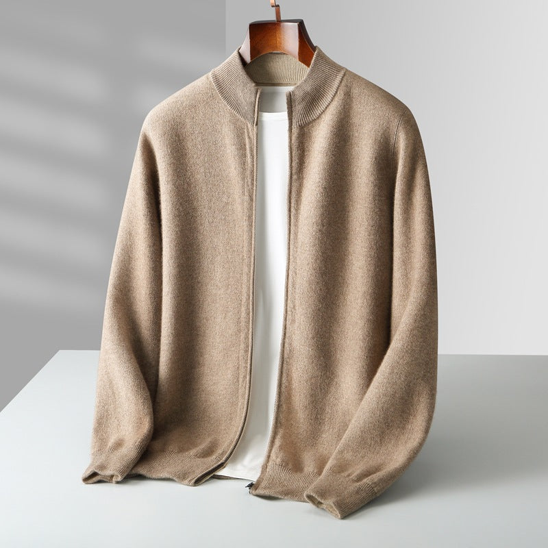 Merrick™ – Cardigan à fermeture éclair en cachemire
