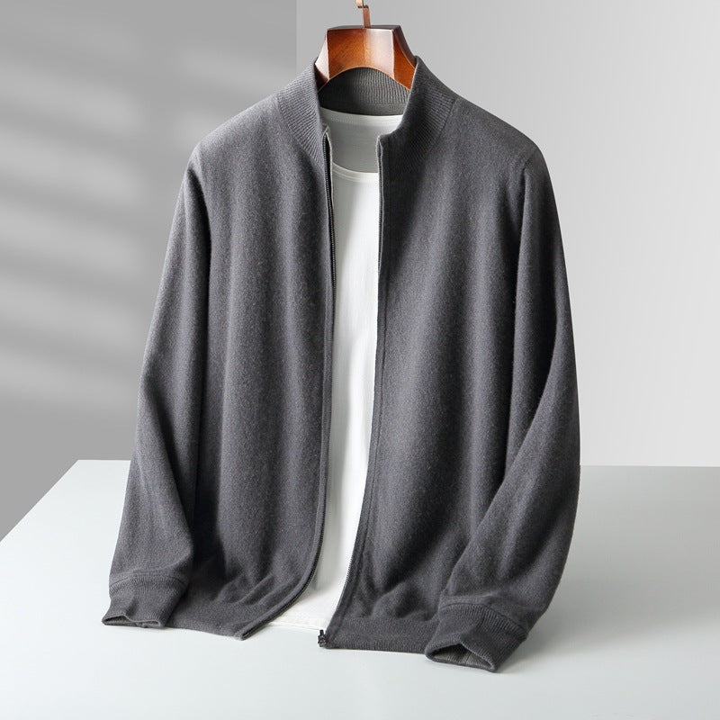 Merrick™ – Cardigan à fermeture éclair en cachemire