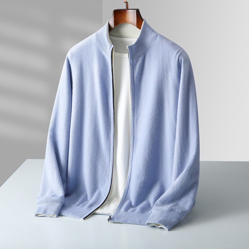Merrick™ – Cardigan à fermeture éclair en cachemire