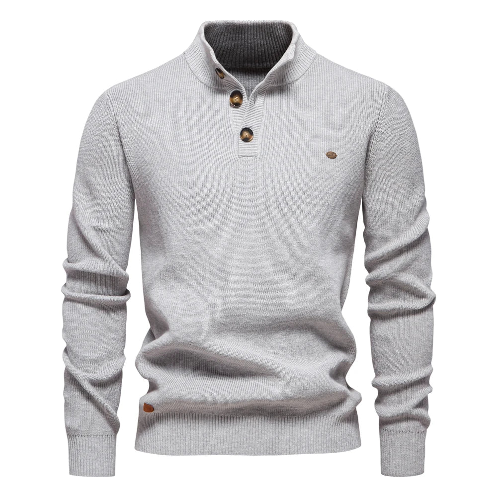 Lilian™ | Pull-over pour homme avec motif à boutons