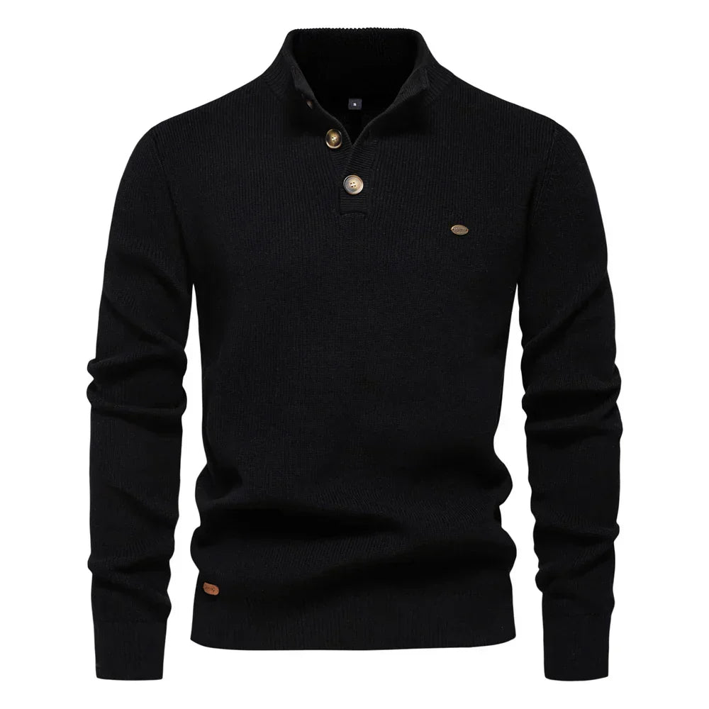 Lilian™ | Pull-over pour homme avec motif à boutons