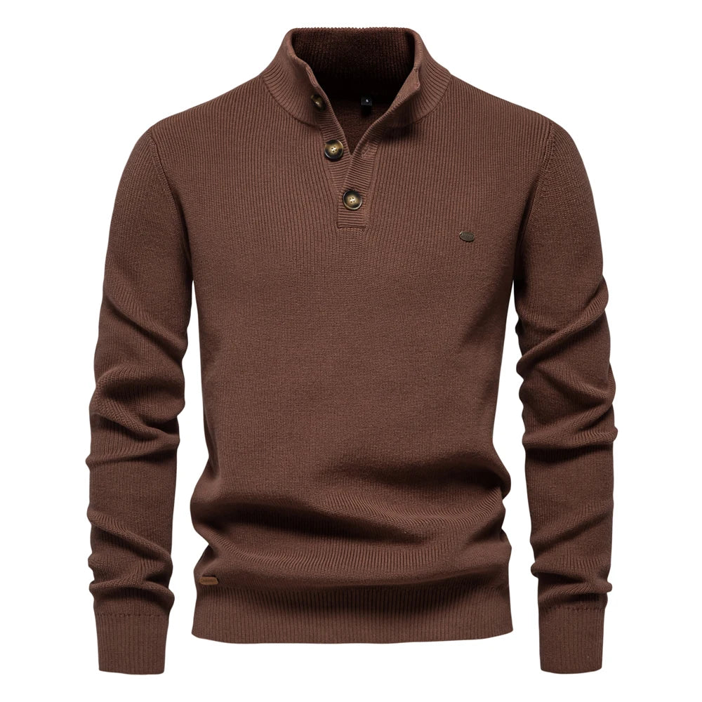 Lilian™ | Pull-over pour homme avec motif à boutons