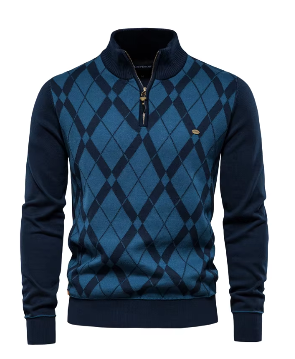 Job™ | Pull-over masculin avec fermeture partielle