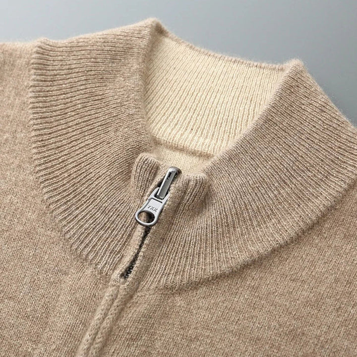 Merrick™ – Cardigan à fermeture éclair en cachemire