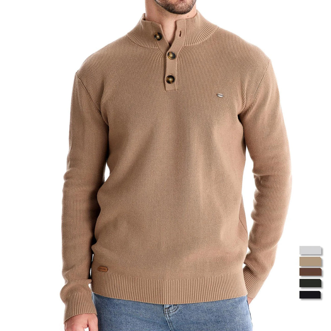 Lilian™ | Pull-over pour homme avec motif à boutons
